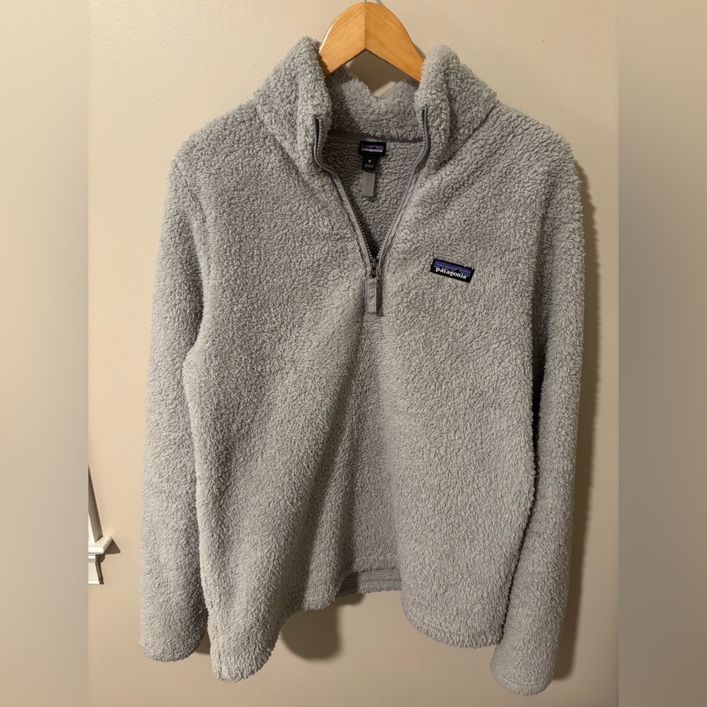 Women’s Extra Large Gray Sherpa Patagonia Pullover